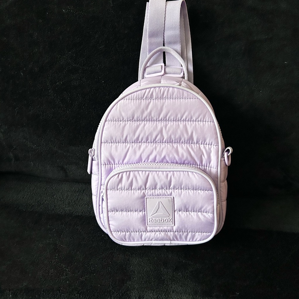 Reebok Quilted Mini Backpack in Lavender